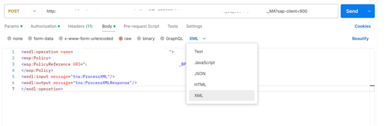 How to use Postman tool to test SAP Interfaces - FICO
